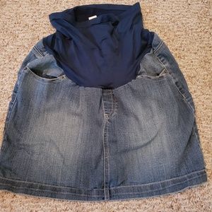 Motherhood Maternity denim skirt